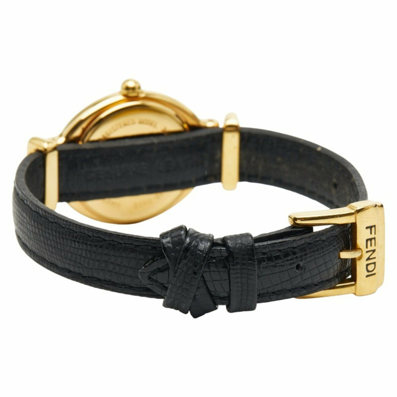 Fendi Chameleon腕錶,可更換錶帶,640L石英機芯,銀色錶盤,鍍層皮革錶帶,女士款,FENDI-2