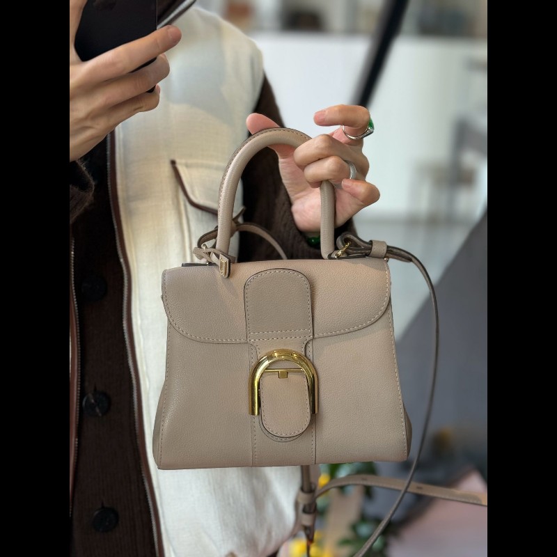 Delvaux mini brilliant
德爾沃 奶茶金扣mini-4