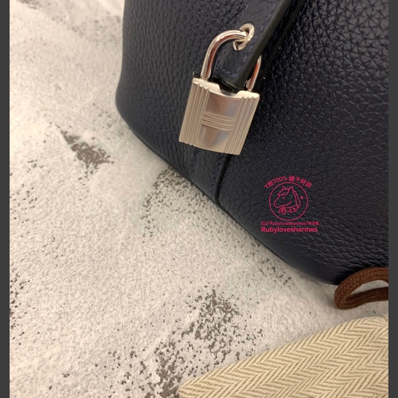 Rubyloveshermes愛馬仕hermes午夜藍picotin18銀釦-1