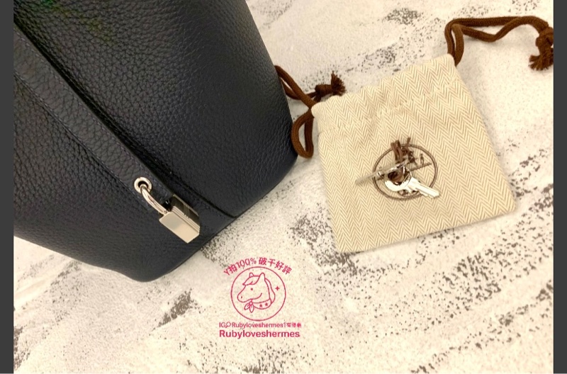 Rubyloveshermes愛馬仕hermes午夜藍picotin18銀釦-2