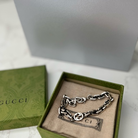 💗香緹國際精品💗 661 Gucci 純銀手鏈