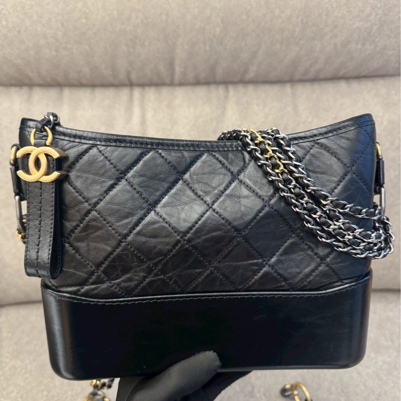 香奈兒 黑色流浪包-3