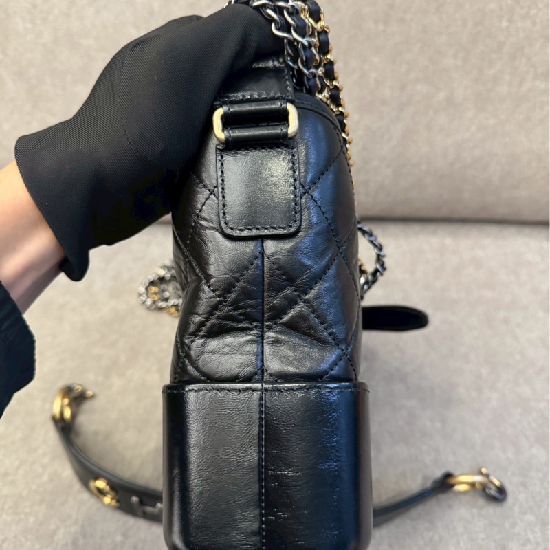 香奈兒 黑色流浪包-4