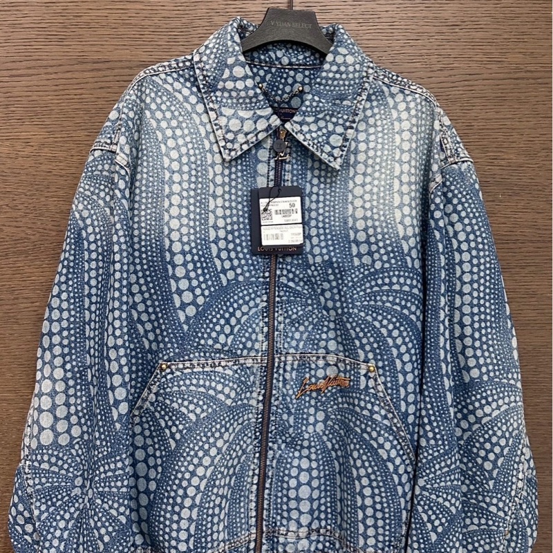 LV草間彌生南瓜牛仔外套-4