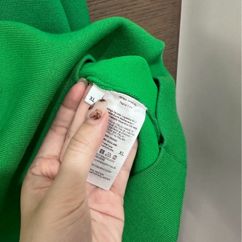 BV經典綠針織帽踢-1