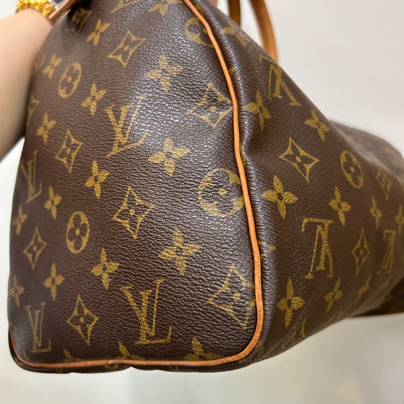 LV 原花speedy 30手提波士頓包-4