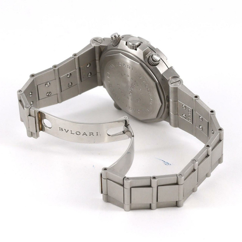 寶格麗 Scuba GMT SD38SGMT SD38SSDGMT 不鏽鋼自動腕錶-5