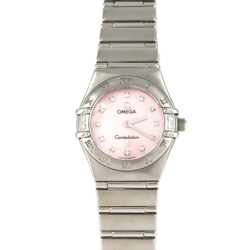 歐米茄星座系列迷你4P/12P 1567.66不鏽鋼石英錶-0