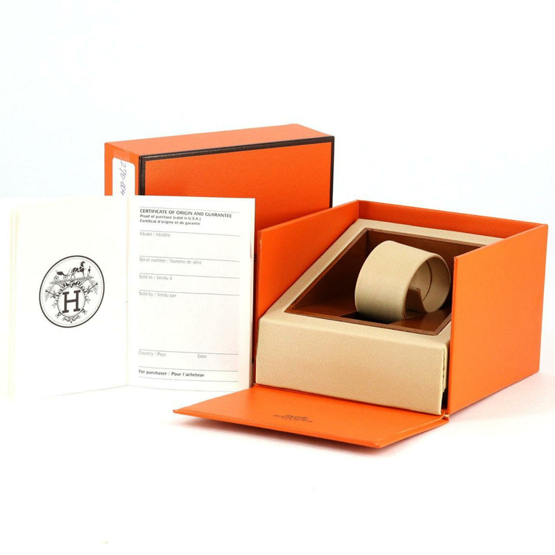 愛馬仕 Clipper 雙色 CL4.220 SSxGP 石英錶-7