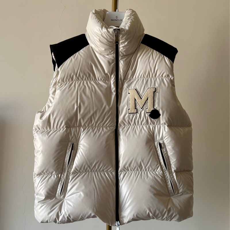 Moncler男友風厚羽絨背心-0