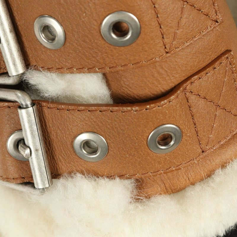 LOEWE 其他款式外套 H526Y19L54 皮革 白色 棕色 二手 女款-7