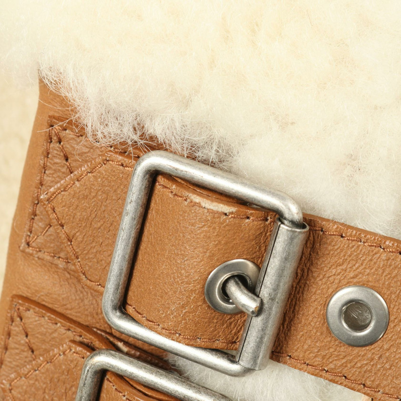 LOEWE 其他款式外套 H526Y19L54 皮革 白色 棕色 二手 女款-9