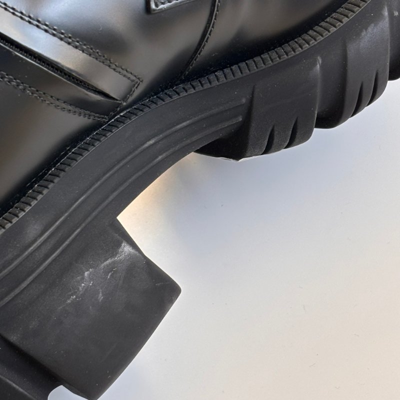 ::GUCCI:: Romance GG-Plaque Leather Ankle Boots 黑色皮革雙G水鑽皮革拉鍊靴子 35號-21