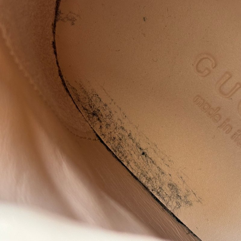 ::GUCCI:: Romance GG-Plaque Leather Ankle Boots 黑色皮革雙G水鑽皮革拉鍊靴子 35號-33