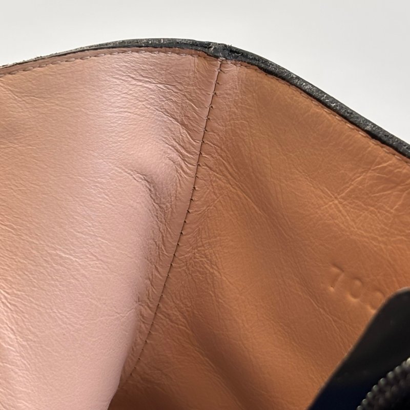 ::GUCCI:: Romance GG-Plaque Leather Ankle Boots 黑色皮革雙G水鑽皮革拉鍊靴子 35號-34