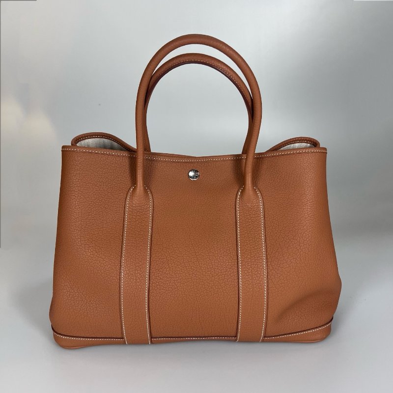 HERMES X刻 金棕GP36 PM手提包-0