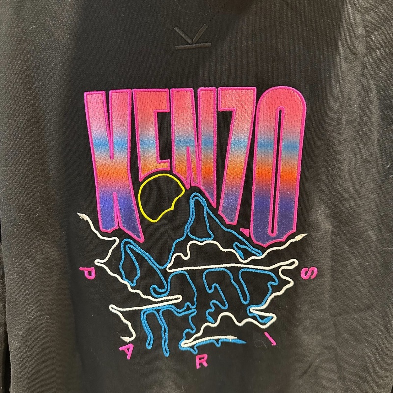 【美收精品】KENZO 黑色彩虹LOGO外套 4-593-2