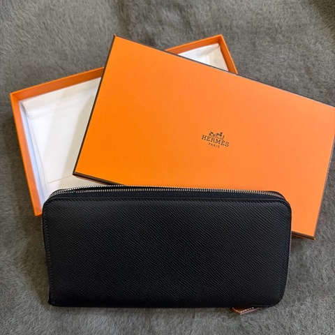 HERMES經典款絲巾長夾 狗來富