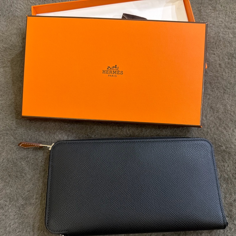 HERMES經典款絲巾長夾 狗來富-6