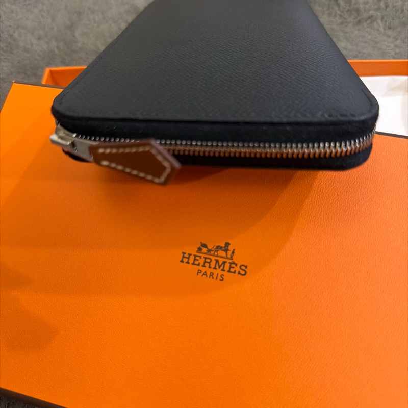 HERMES經典款絲巾長夾 狗來富-7