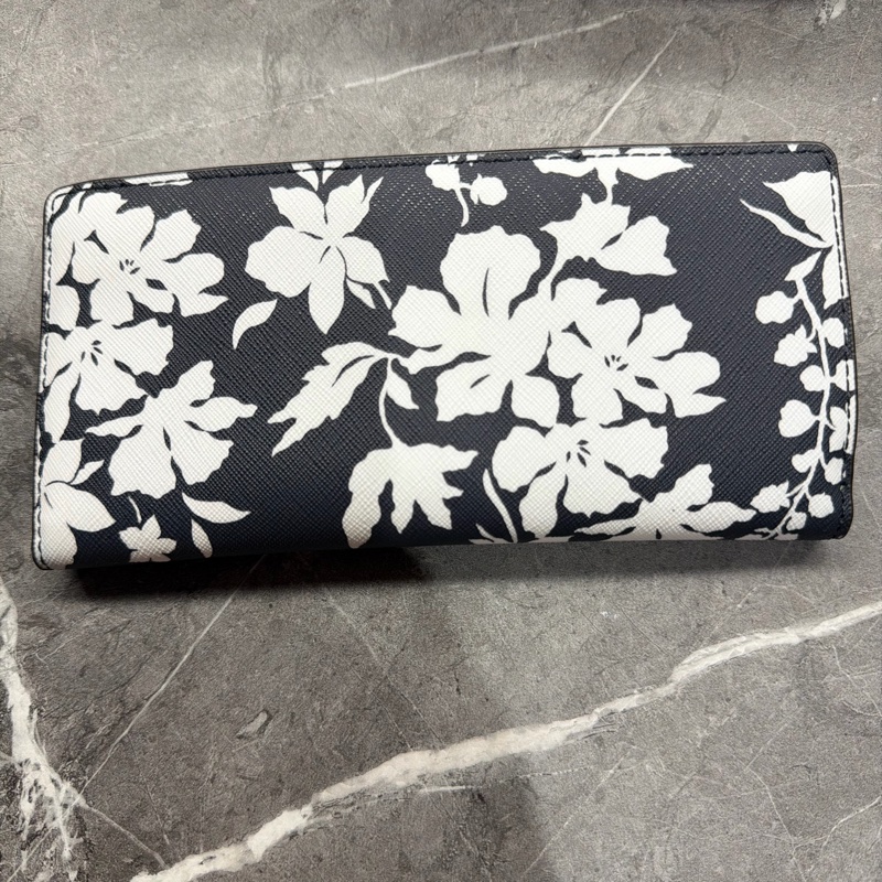 Michael Kors 塗層皮革花卉印花對折皮夾帶卡套，兩件套-6