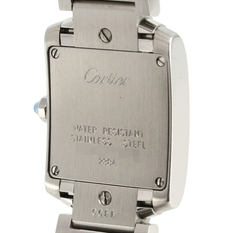 卡地亞 Tank Française SM W51008Q3 不鏽鋼石英錶-5