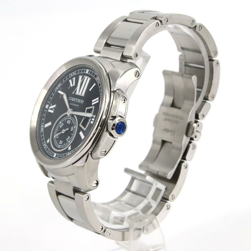 卡地亞 Calibre de LM W7100016 不鏽鋼自動腕錶-1