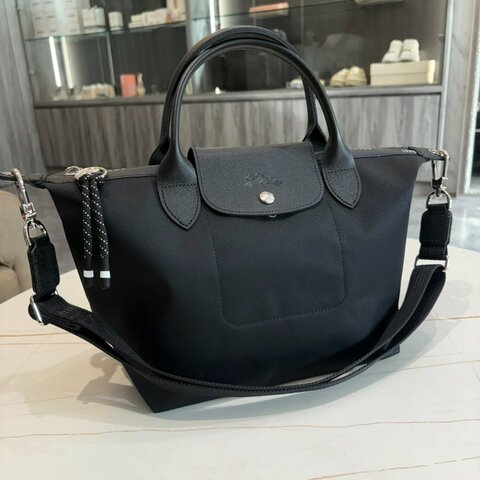 *SHIHNA名牌精品* LONGCHAMP Le Pliage Energy 手提包 S號(黑色)