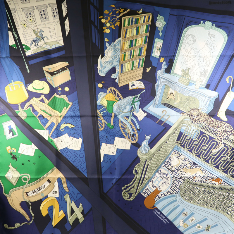 HERMES 絲質Scarf絲巾-0