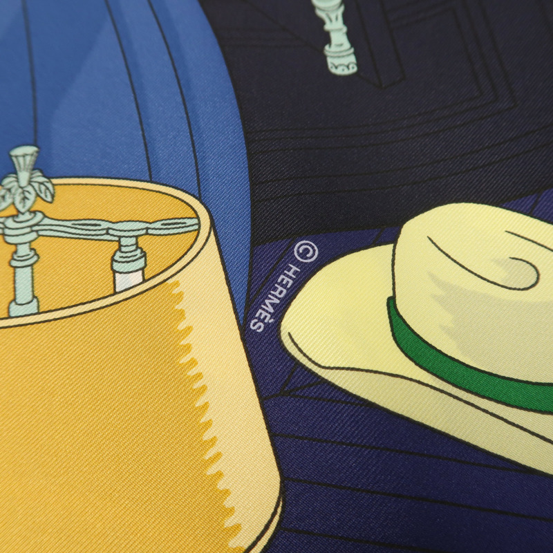 HERMES 絲質Scarf絲巾-5