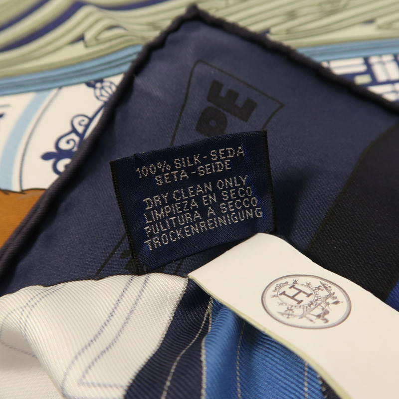 HERMES 絲質Scarf絲巾-8