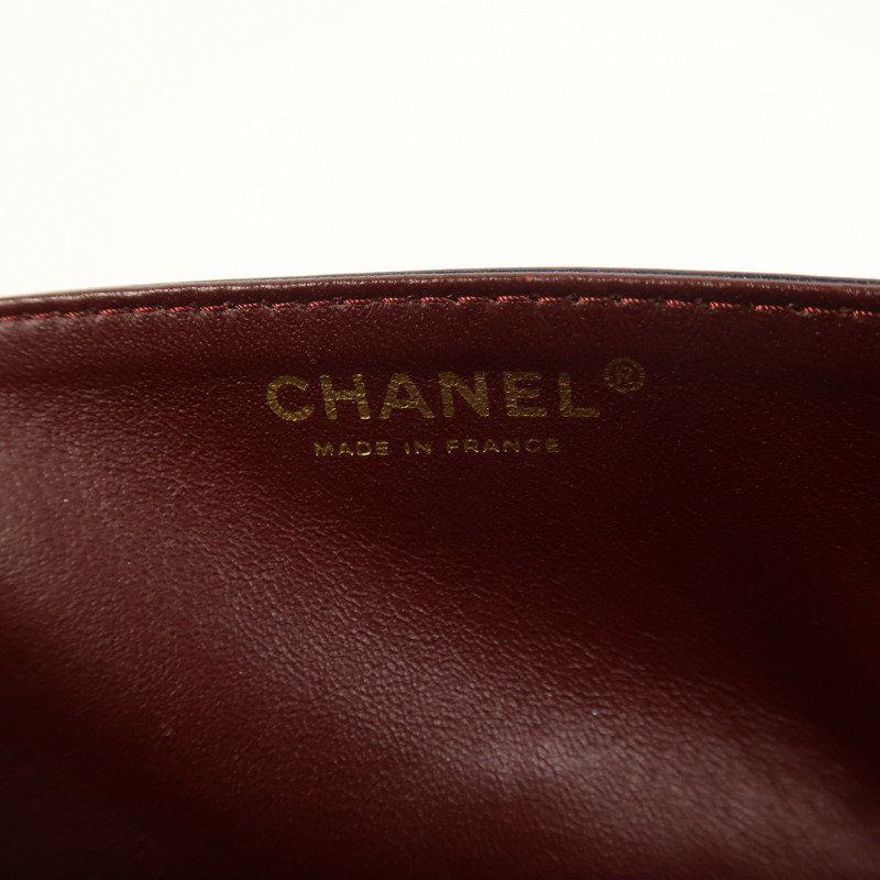 CHANEL 皮革2.55金扣鏈帶肩背袋-6