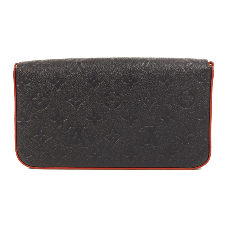 LOUIS VUITTON Monogram Empreinte Pochette Felicie金扣鏈帶肩背袋-1