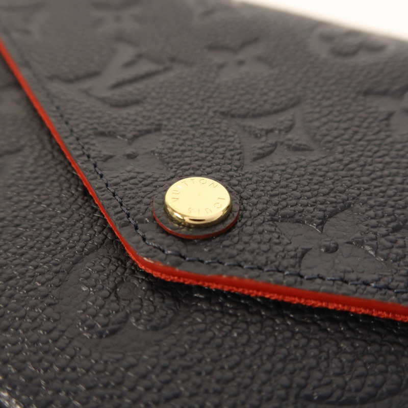 LOUIS VUITTON Monogram Empreinte Pochette Felicie金扣鏈帶肩背袋-9