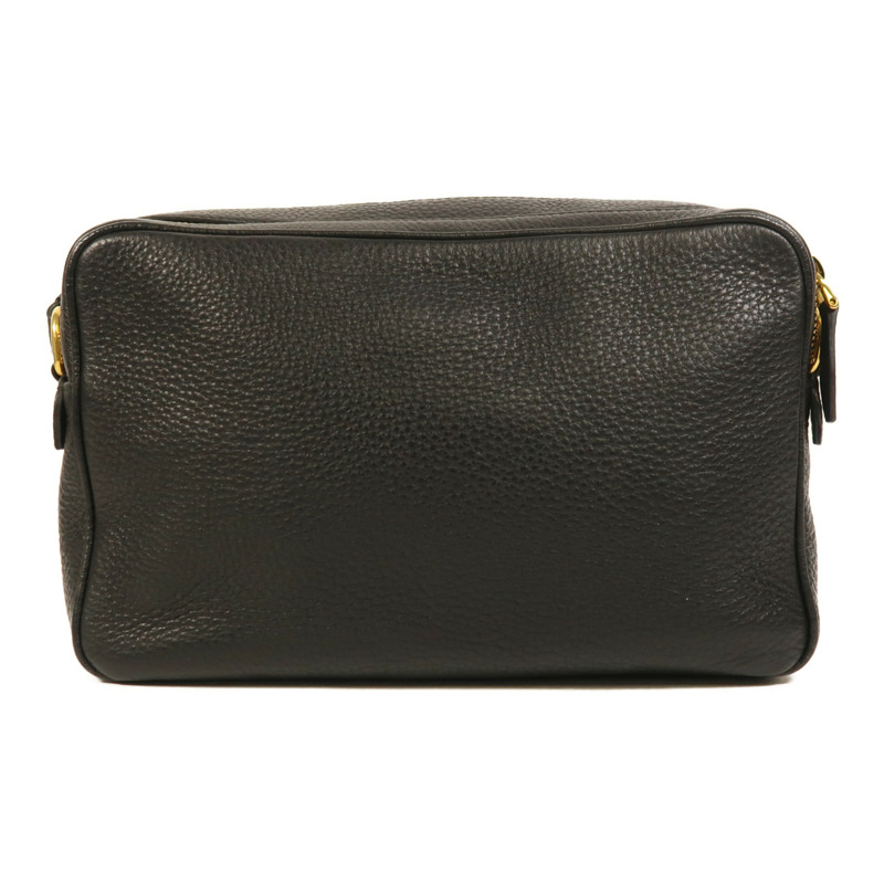 PRADA 牛皮皮革Shoulder Bag金扣肩背袋-1