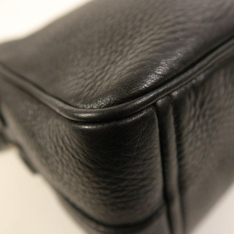 PRADA 牛皮皮革Shoulder Bag金扣肩背袋-13