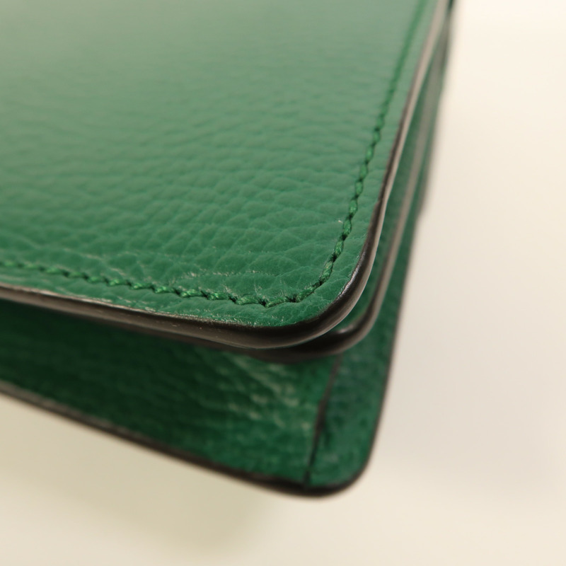 GUCCI 牛皮皮革Dionysus鏈帶肩背袋-12