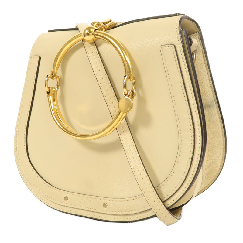Chloe 牛皮皮革Nile金扣肩背袋-2