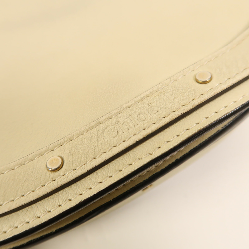 Chloe 牛皮皮革Nile金扣肩背袋-5
