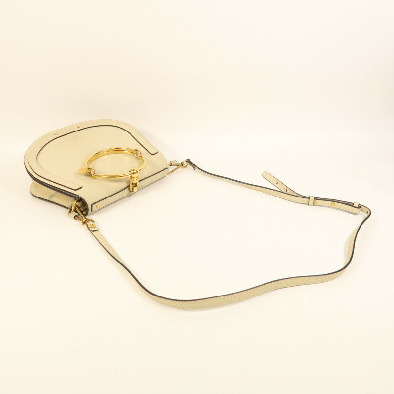 Chloe 牛皮皮革Nile金扣肩背袋-7