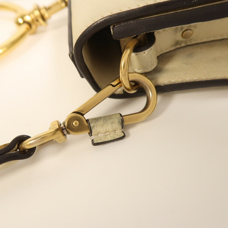 Chloe 牛皮皮革Nile金扣肩背袋-13