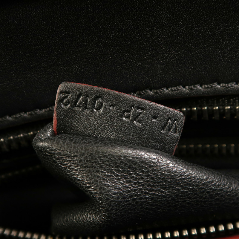 CELINE 牛皮皮革Micro Luggage銀扣手挽袋-6