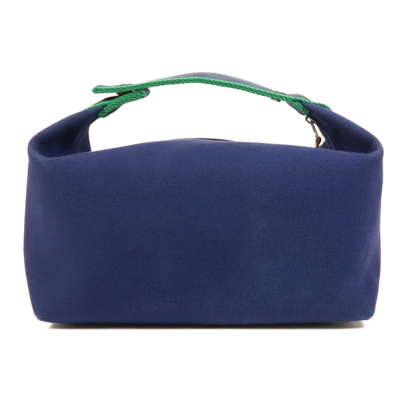 HERMES 帆布Bride A Brac GM銀扣手挽袋-1