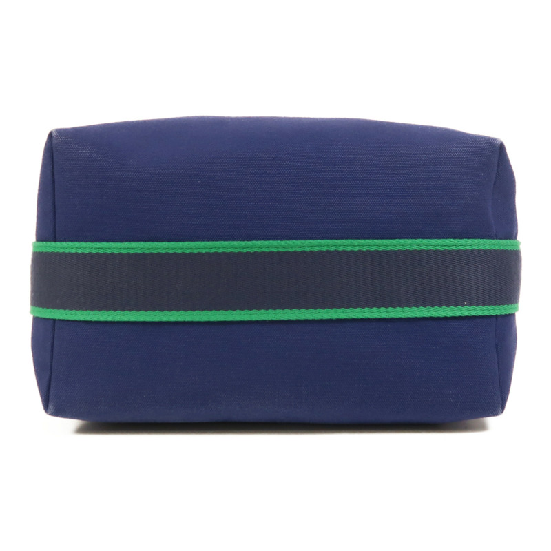 HERMES 帆布Bride A Brac GM銀扣手挽袋-3