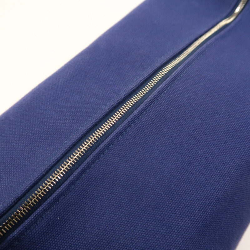 HERMES 帆布Bride A Brac GM銀扣手挽袋-12