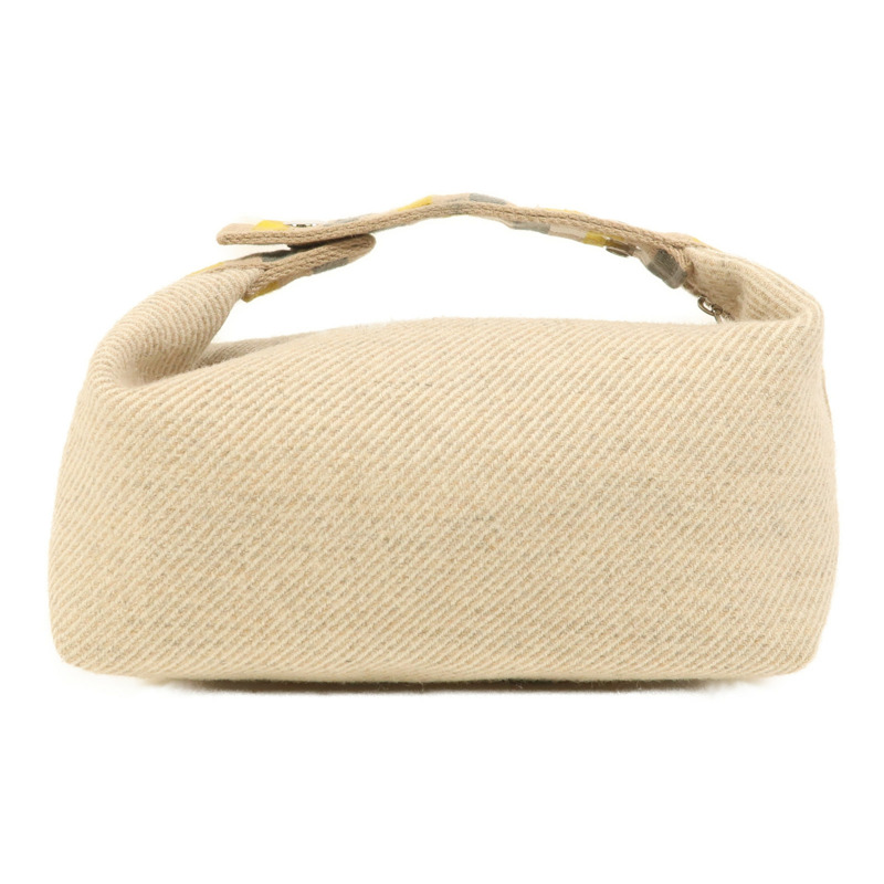 HERMES 羊毛Bride A Brac PM銀扣手挽袋-1