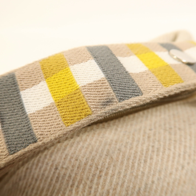 HERMES 羊毛Bride A Brac PM銀扣手挽袋-12