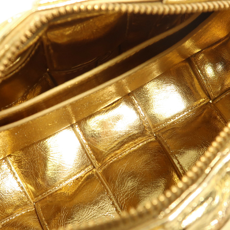 BOTTEGA VENETA 羊皮皮革Brick Cassette Small金扣肩背袋-4