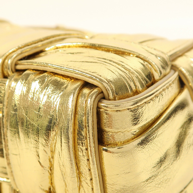 BOTTEGA VENETA 羊皮皮革Brick Cassette Small金扣肩背袋-9