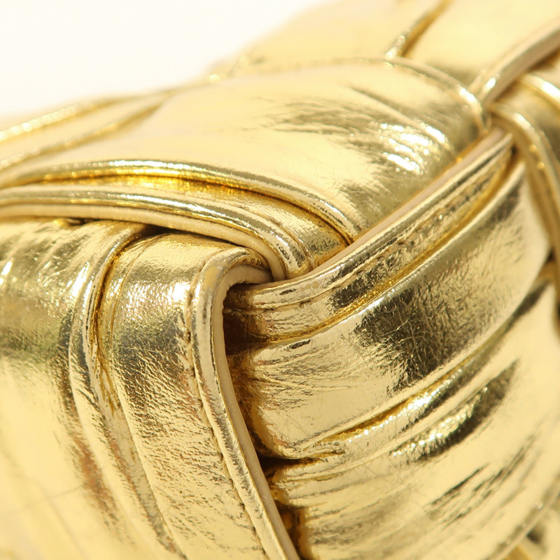 BOTTEGA VENETA 羊皮皮革Brick Cassette Small金扣肩背袋-12